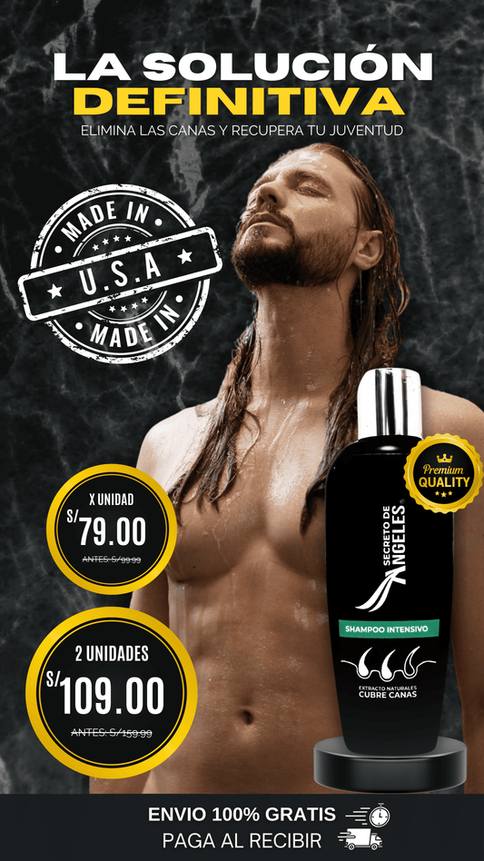 Secreto De Los Ángeles - Shampoo para canas